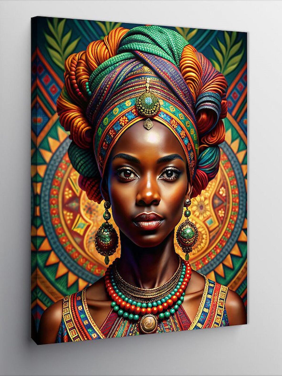 Kanvas Tablo Afrikalı Kadın