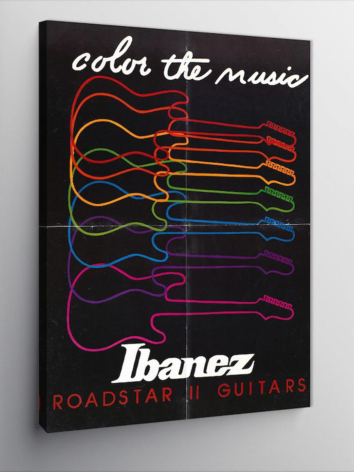 Kanvas Tablo İbanez Elektro Gitar