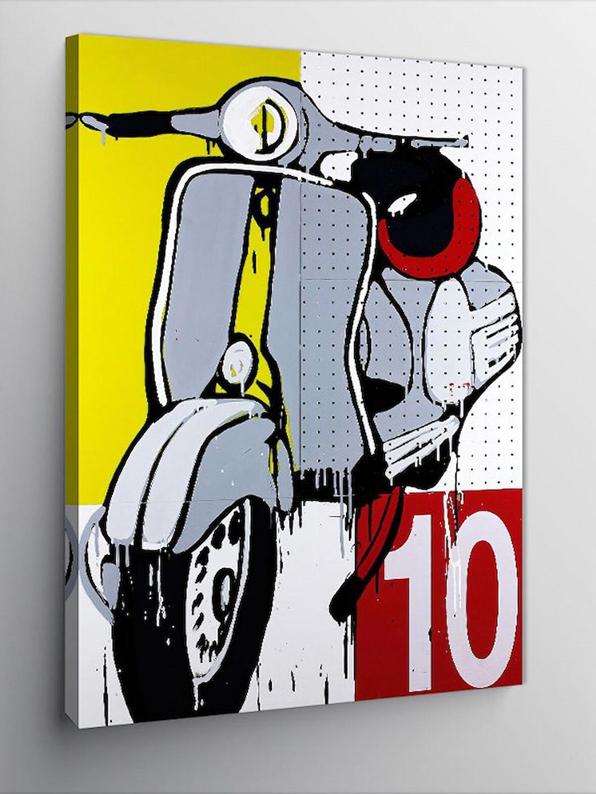 Kanvas Tablo Vespa Scooter