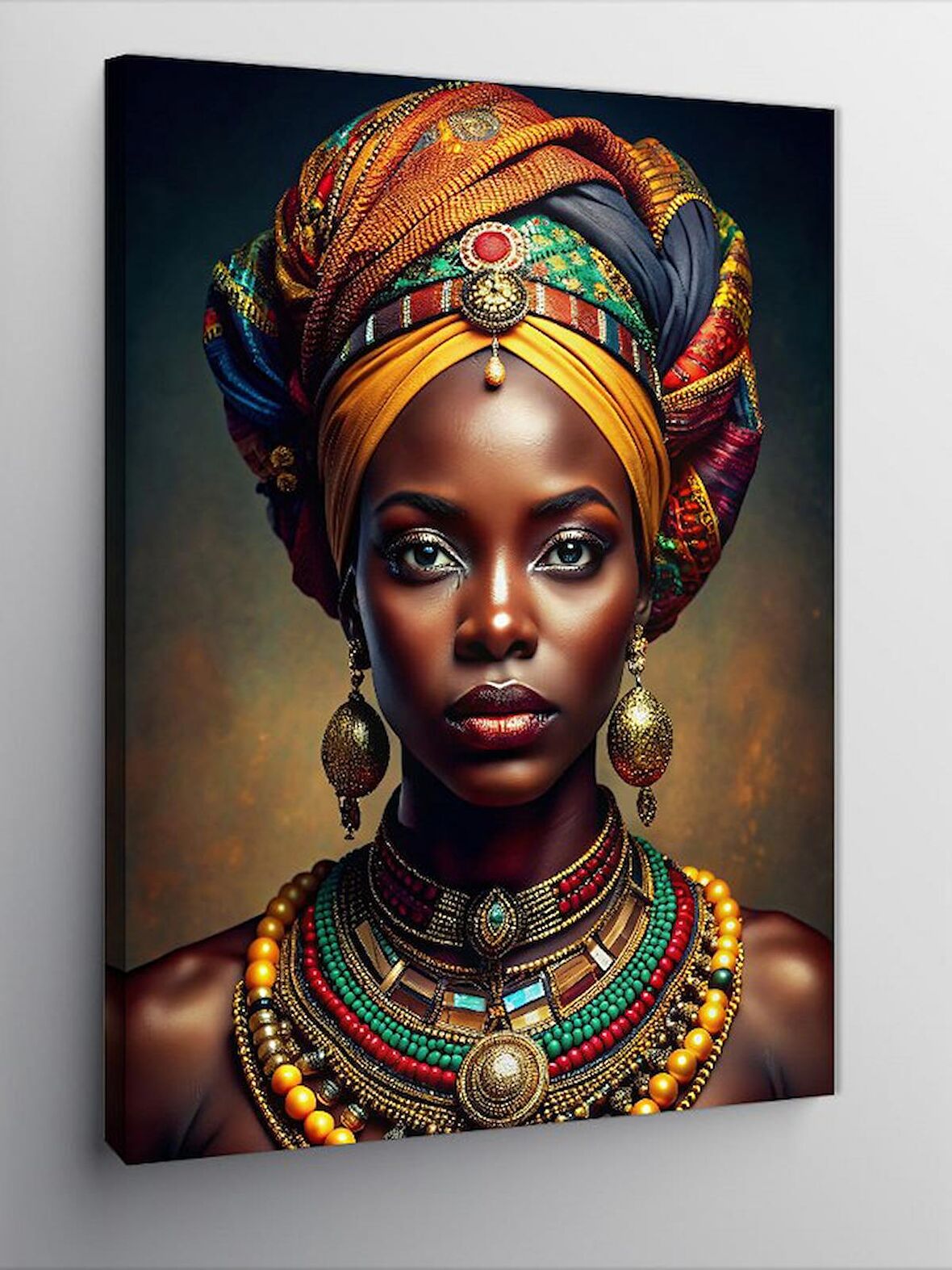 Kanvas Tablo Afrikalı Kadın
