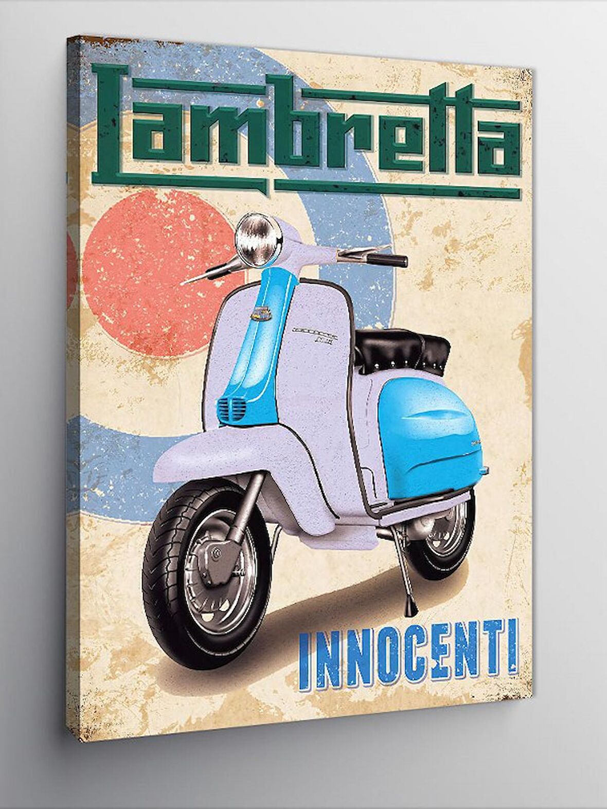 Kanvas Tablo Vespa Scooter