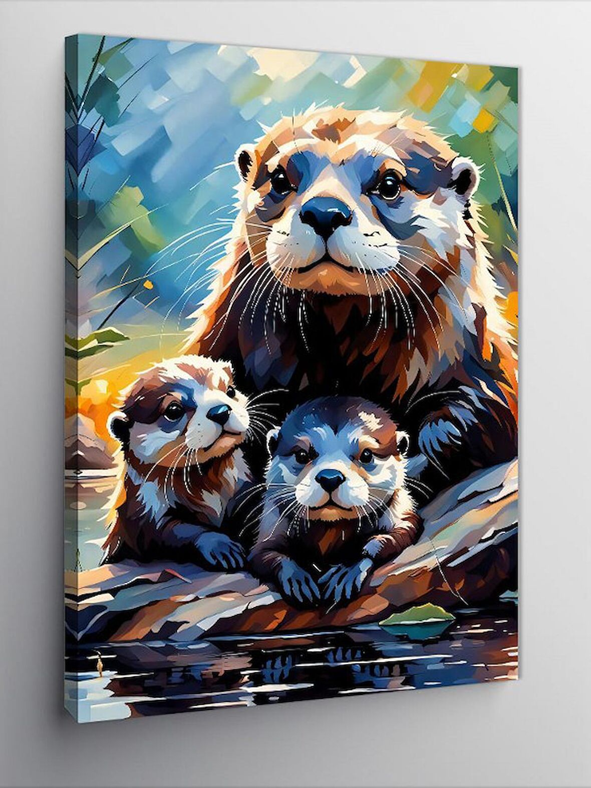 Kanvas Tablo Su Samurları