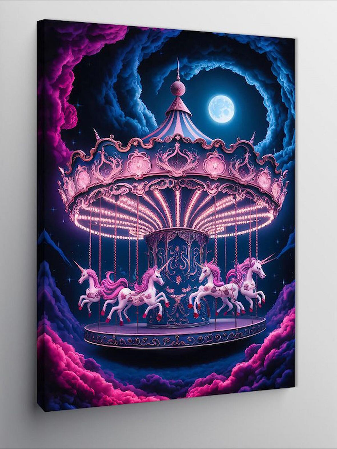 Kanvas Tablo Atlı Karınca