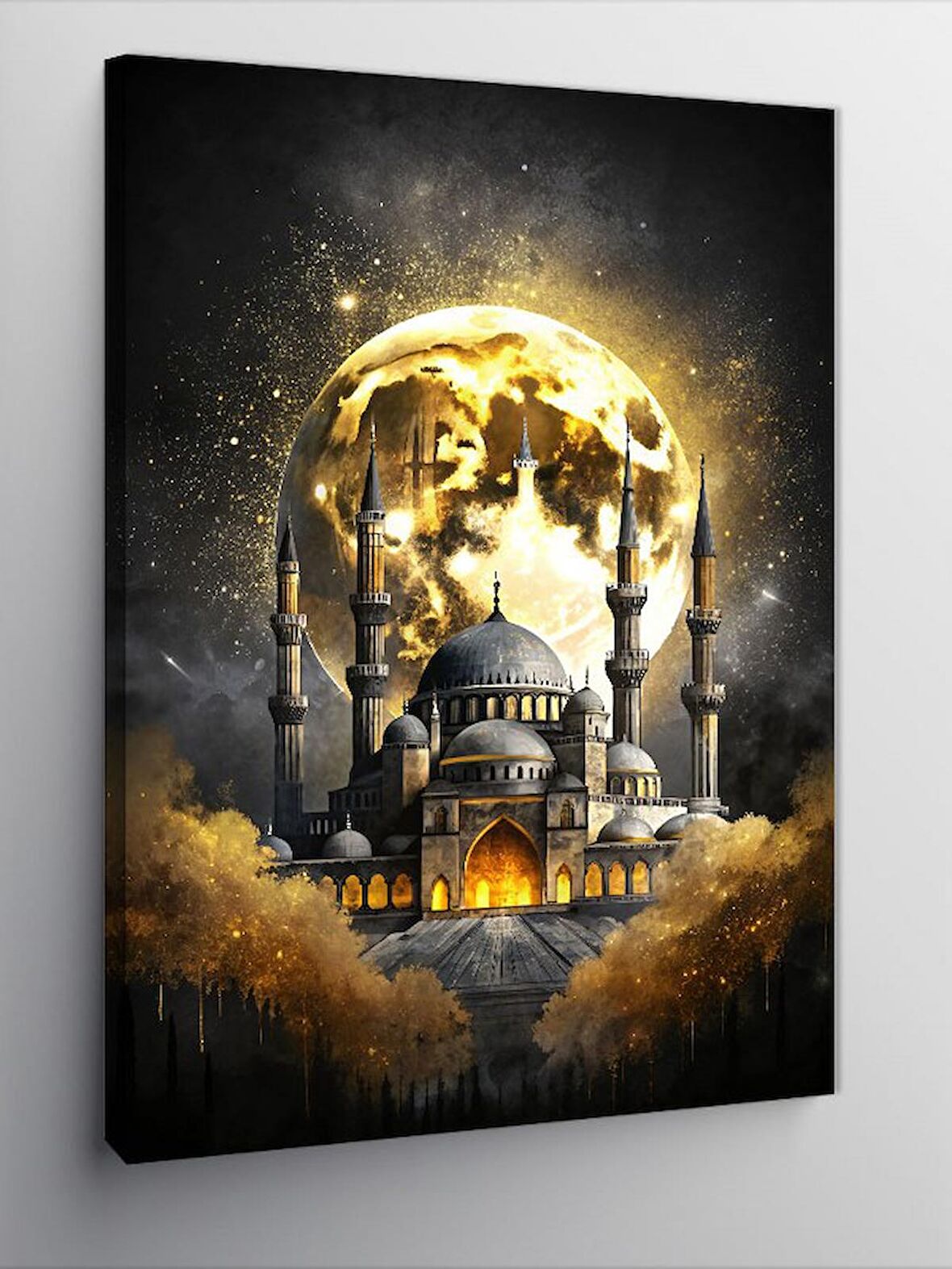 Kanvas Tablo Dolunay Ve Ayasofya Camii