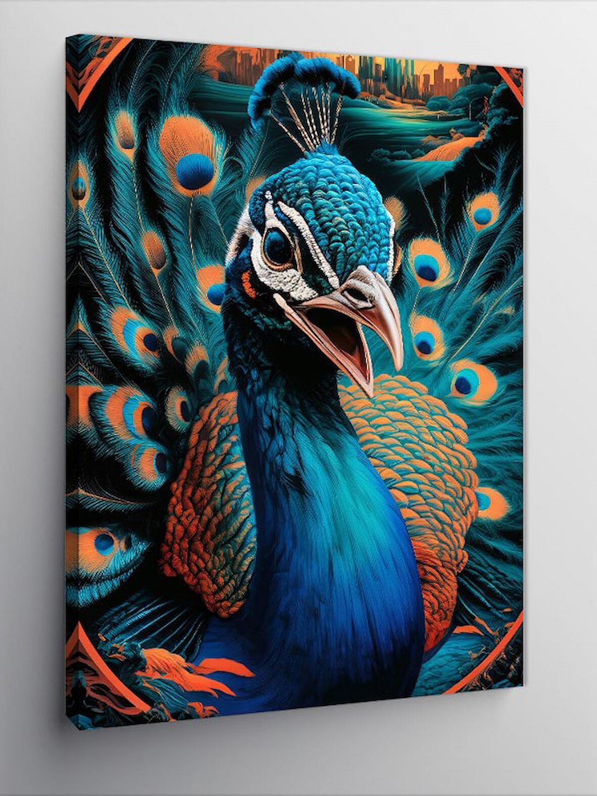 Kanvas Tablo Tavus Kuşu