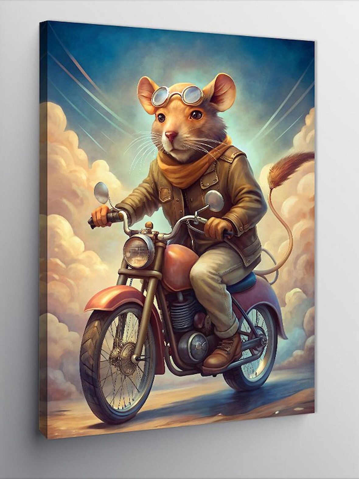 Kanvas Tablo Şarap İçen Kadın