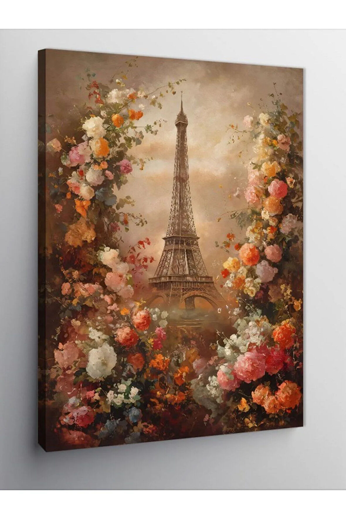 Kanvas Tablo Paris Eyfel Kulesi Temalı