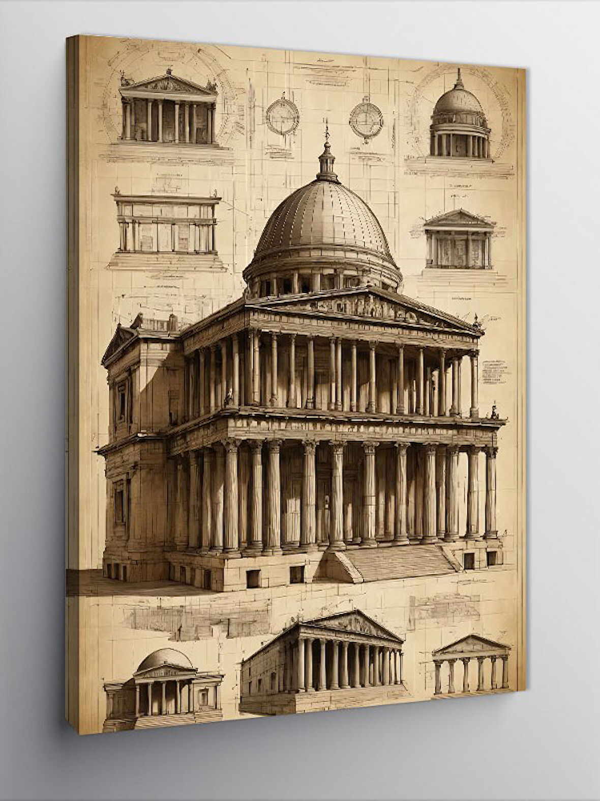 Kanvas Tablo Tarihi Mimari Ve Sanat