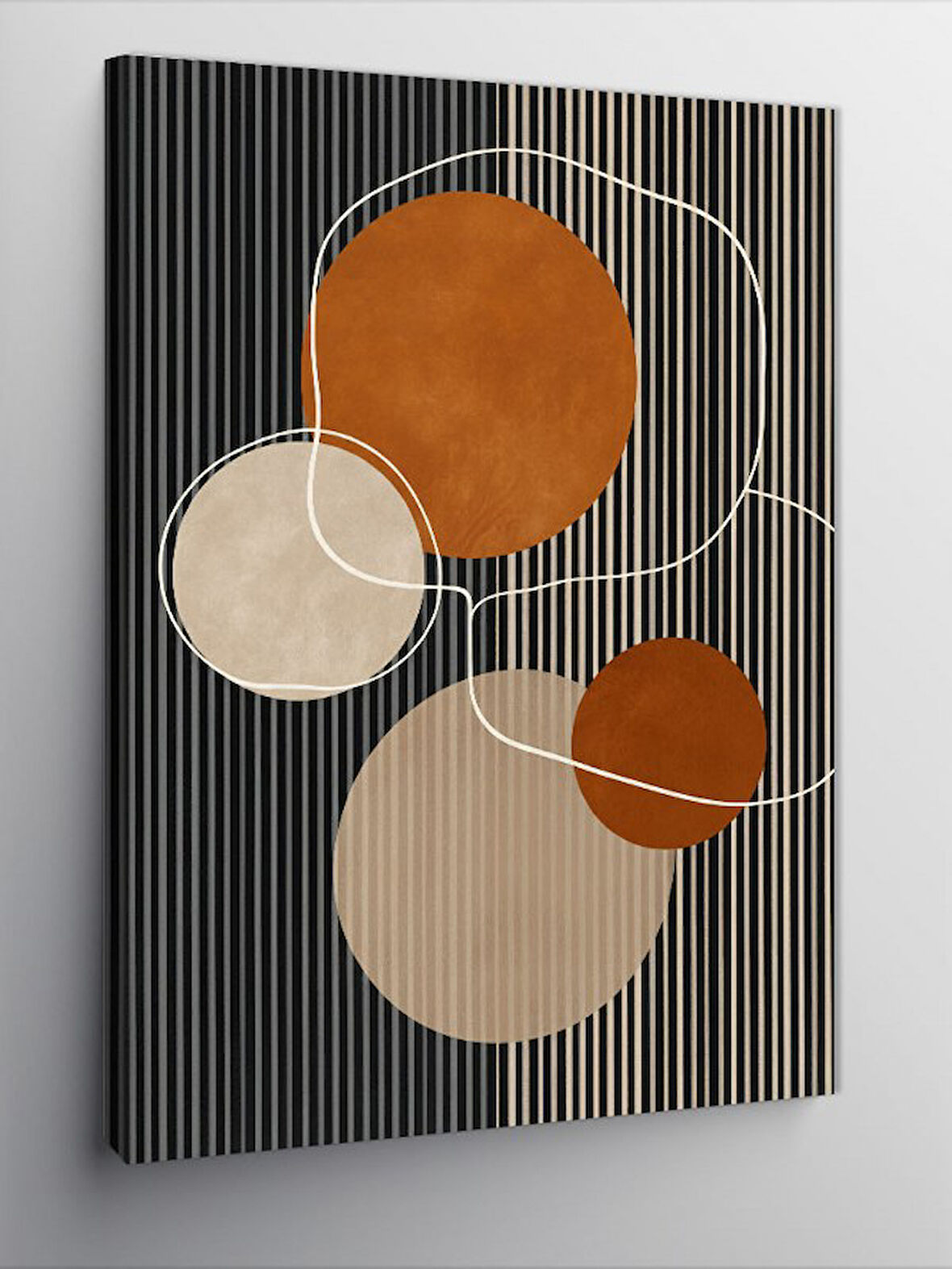 Kanvas Tablo Minimal Geometrik Tasarım