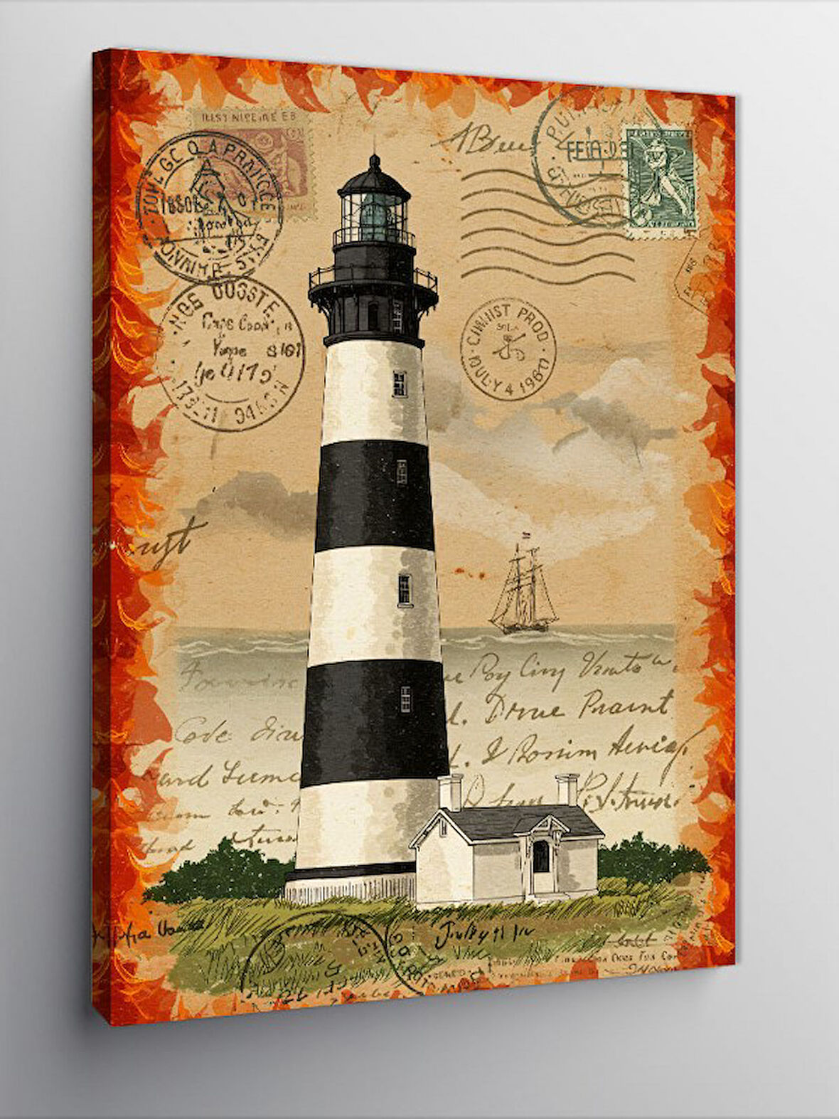 Kanvas Tablo Tarihi Deniz Feneri