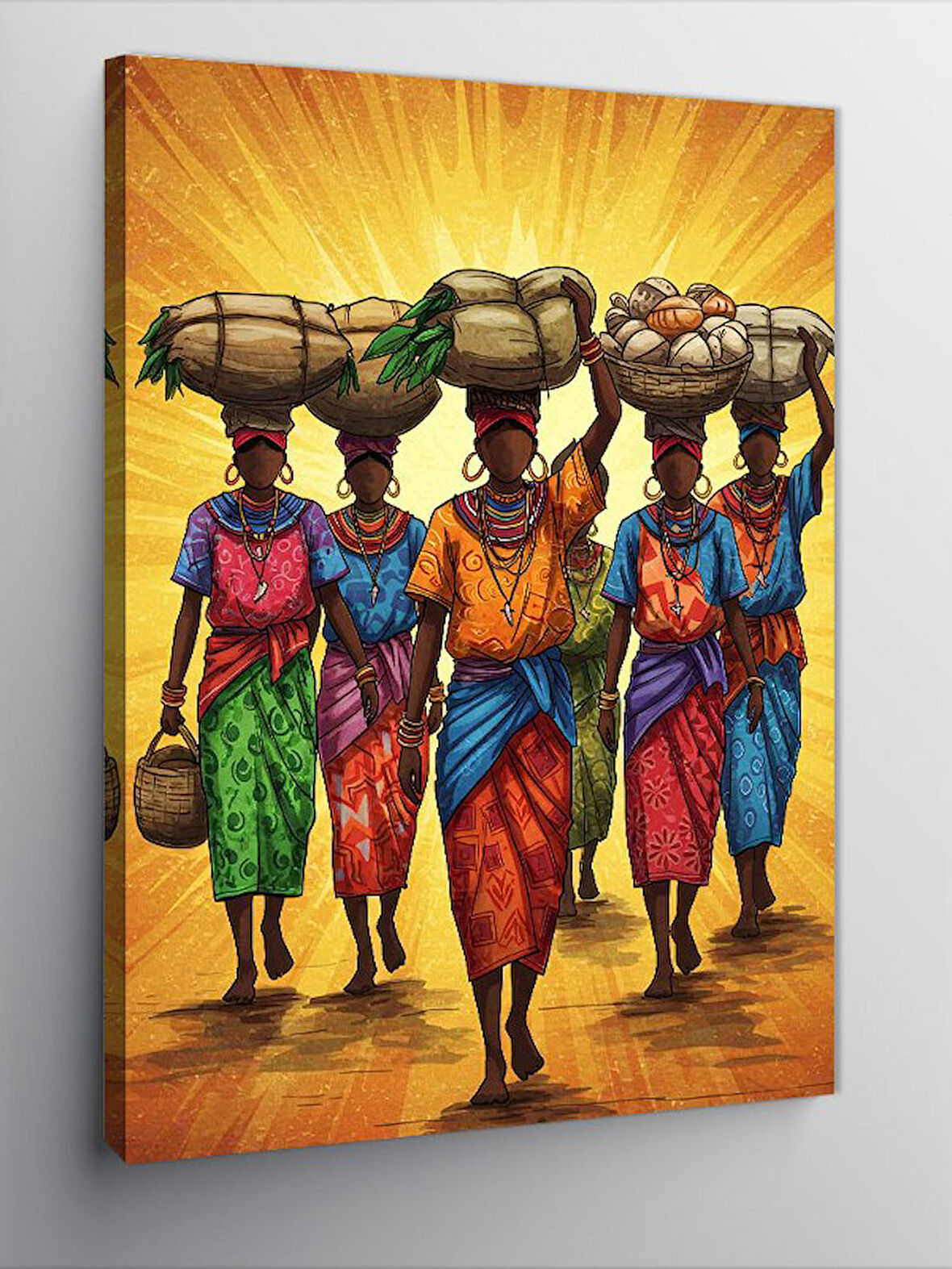 Kanvas Tablo Afrikalı Kadın İşçileri