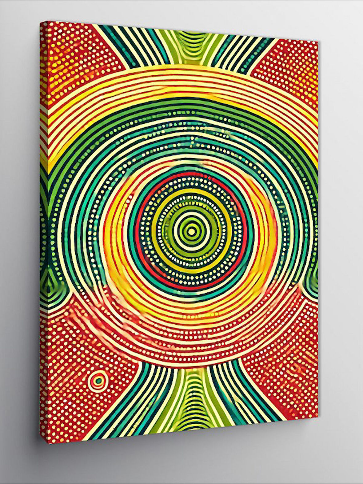 Kanvas Tablo Renkli Soyut Daireler