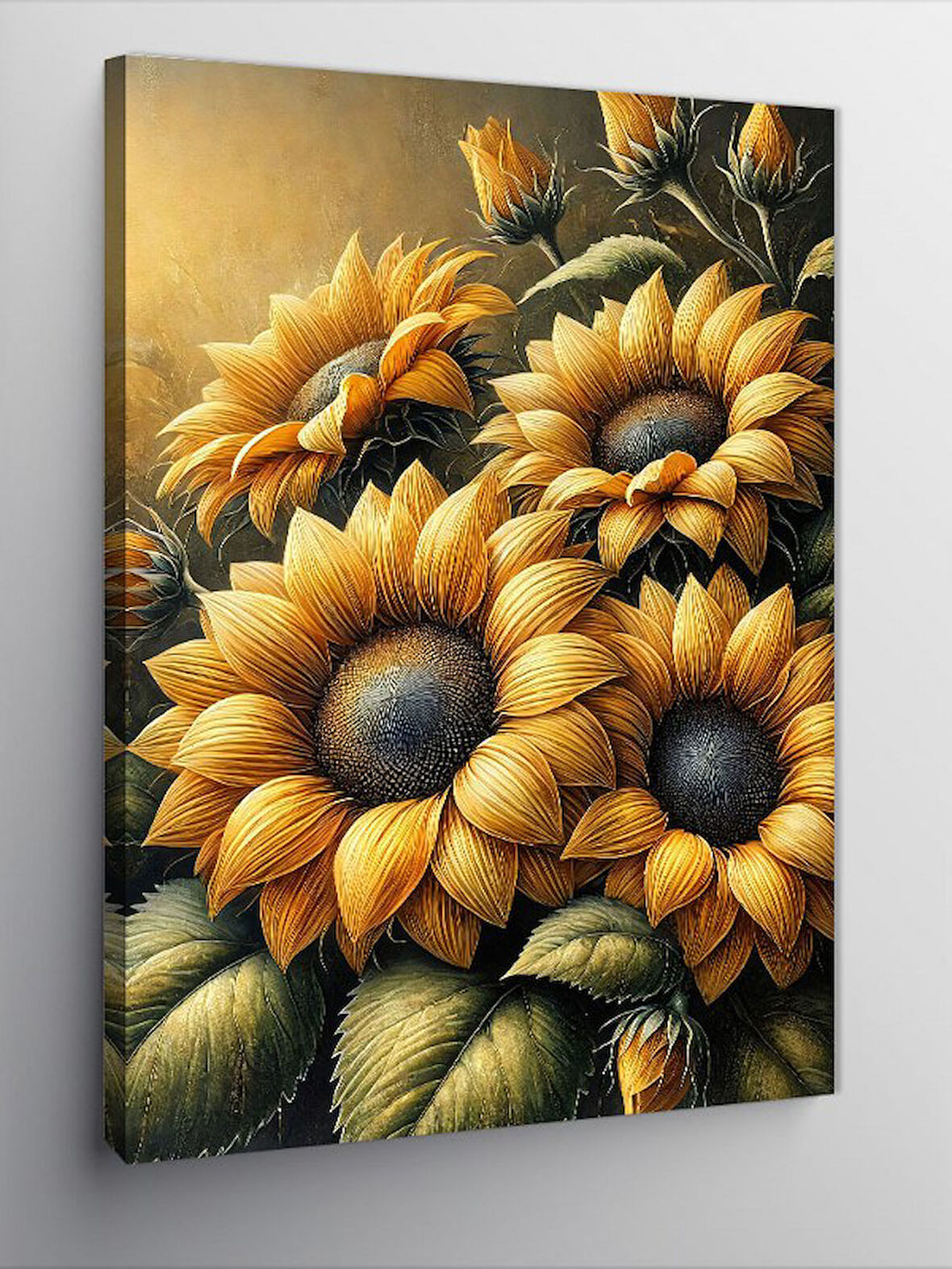 Kanvas Tablo Ayçiçekleri ve Doğa Huzuru