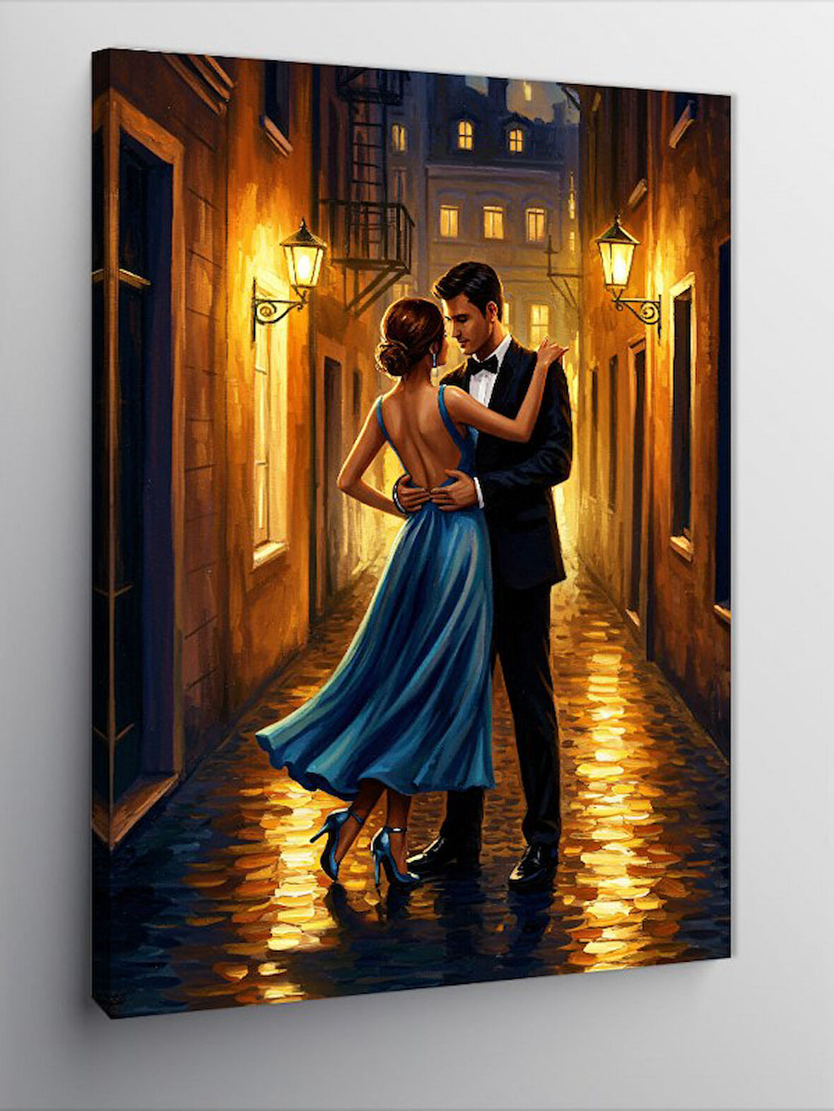 Kanvas Tablo Romantik Dans Gecesi