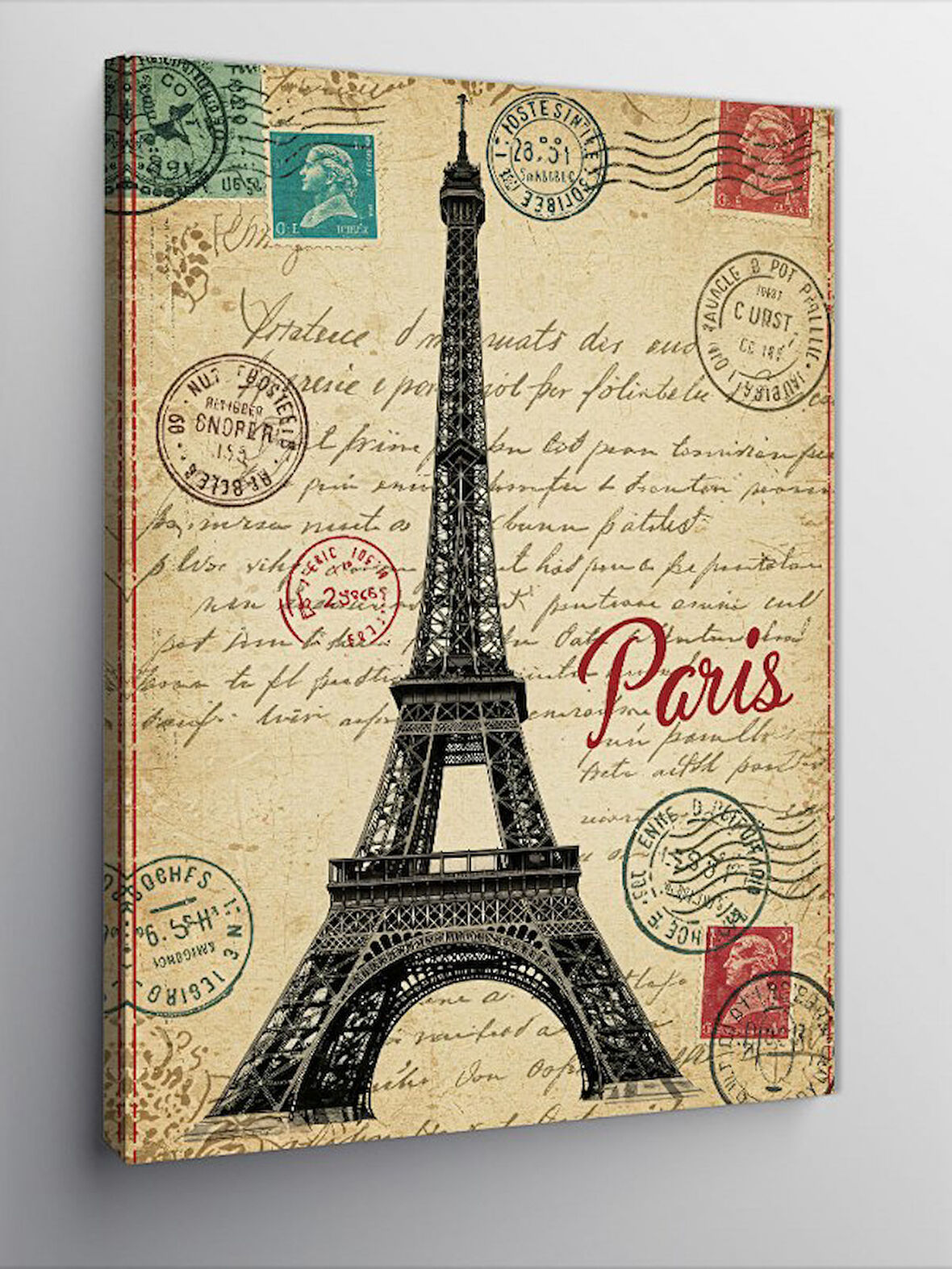 Kanvas Tablo Eyfel Kulesi Ve Paris Teması