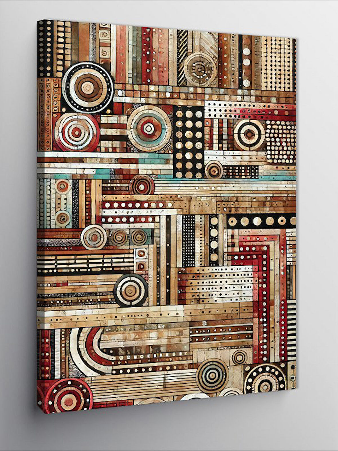 Kanvas Tablo Soyut Desenli Sanat