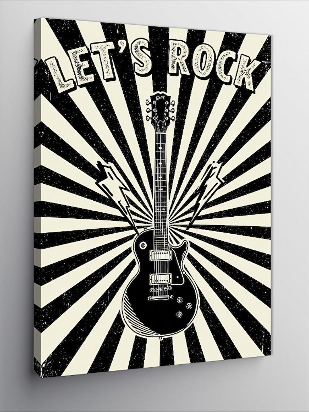 Kanvas Tablo "Let'S Rock" Müzik Temalı Poster