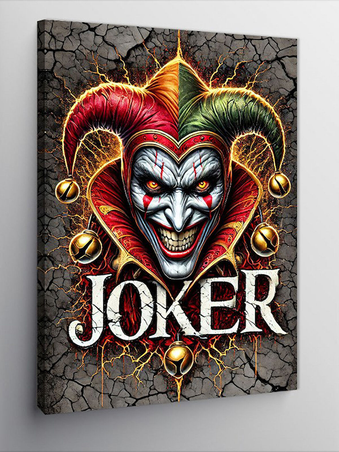 Kanvas Tablo Joker Maskesi Ve Gülüş