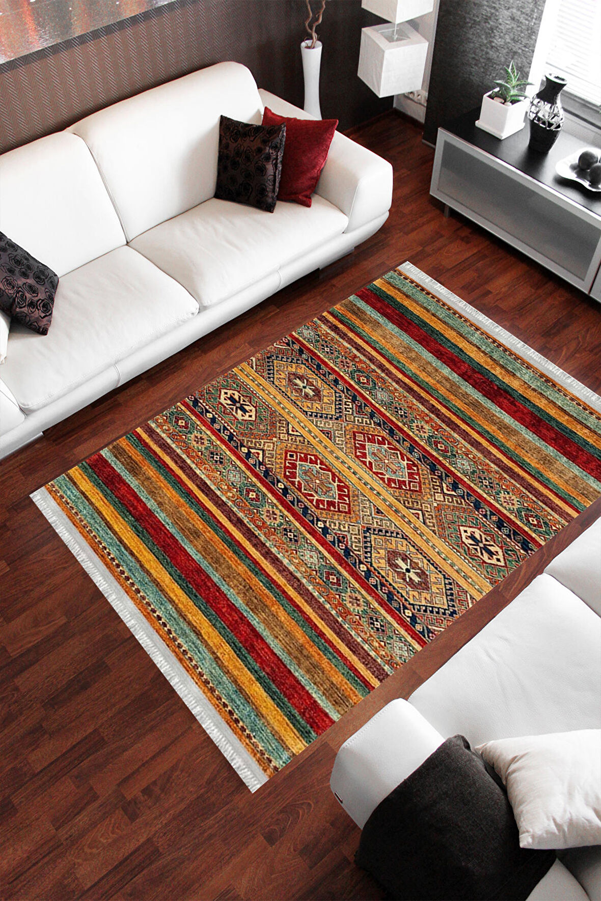 Homier Cotton Kalitesi Yıkanabilir Kaymaz Taban Antibakteriyel Kilim Ve Yolluk H-OT-4025A