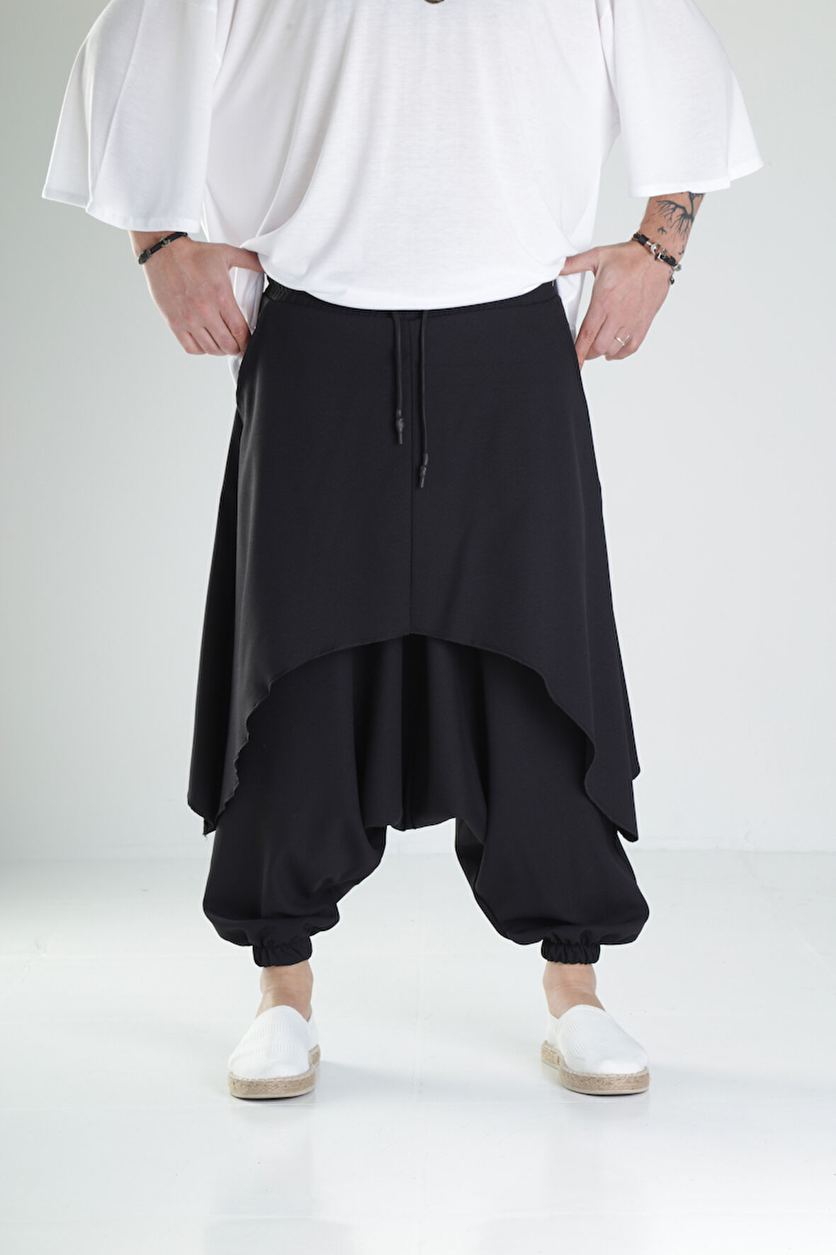 Oversize Şalvarlı Samurai Pantolon