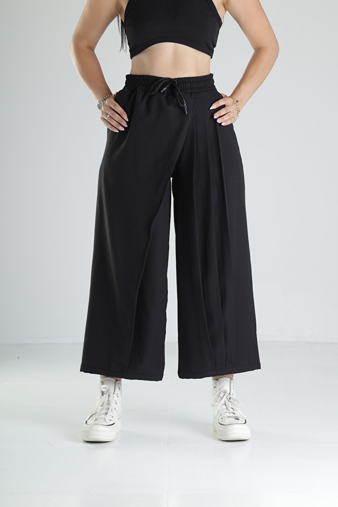 Merdiven Detaylı Jogger Pantolon