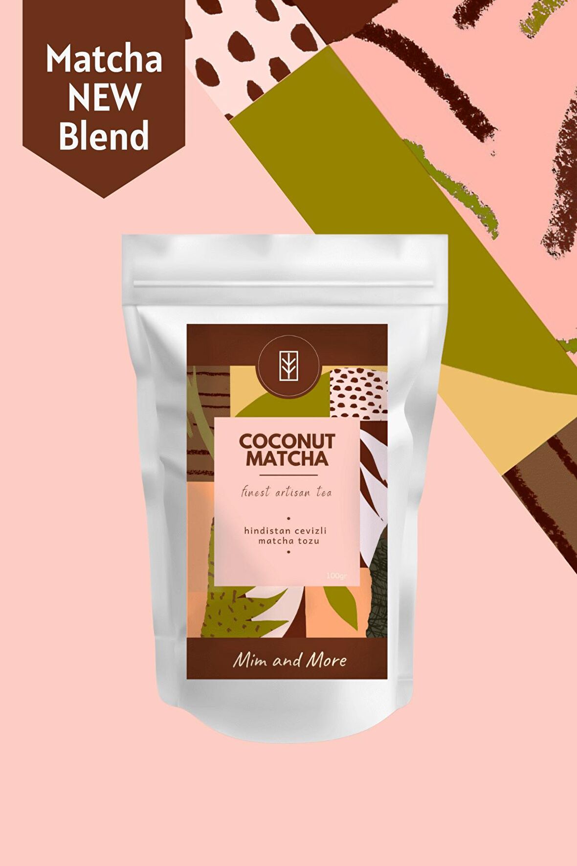 Mim and More Coconut Matcha - Hindistan Cevizli Matcha 100 GR