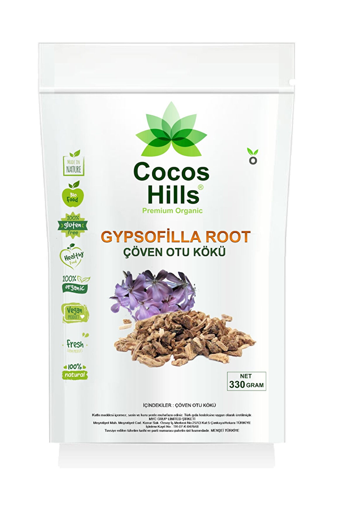Cocos Hills Gypsofilla Root Çöven Otu Kökü 330 gram