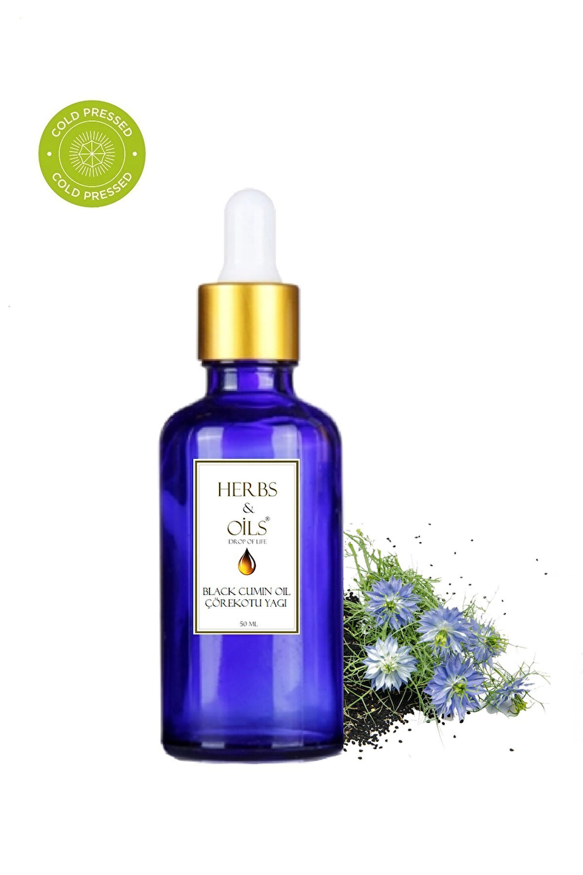 Herbs & Oils Black Cumin Oil Çörek Otu Yağı 50 ml
