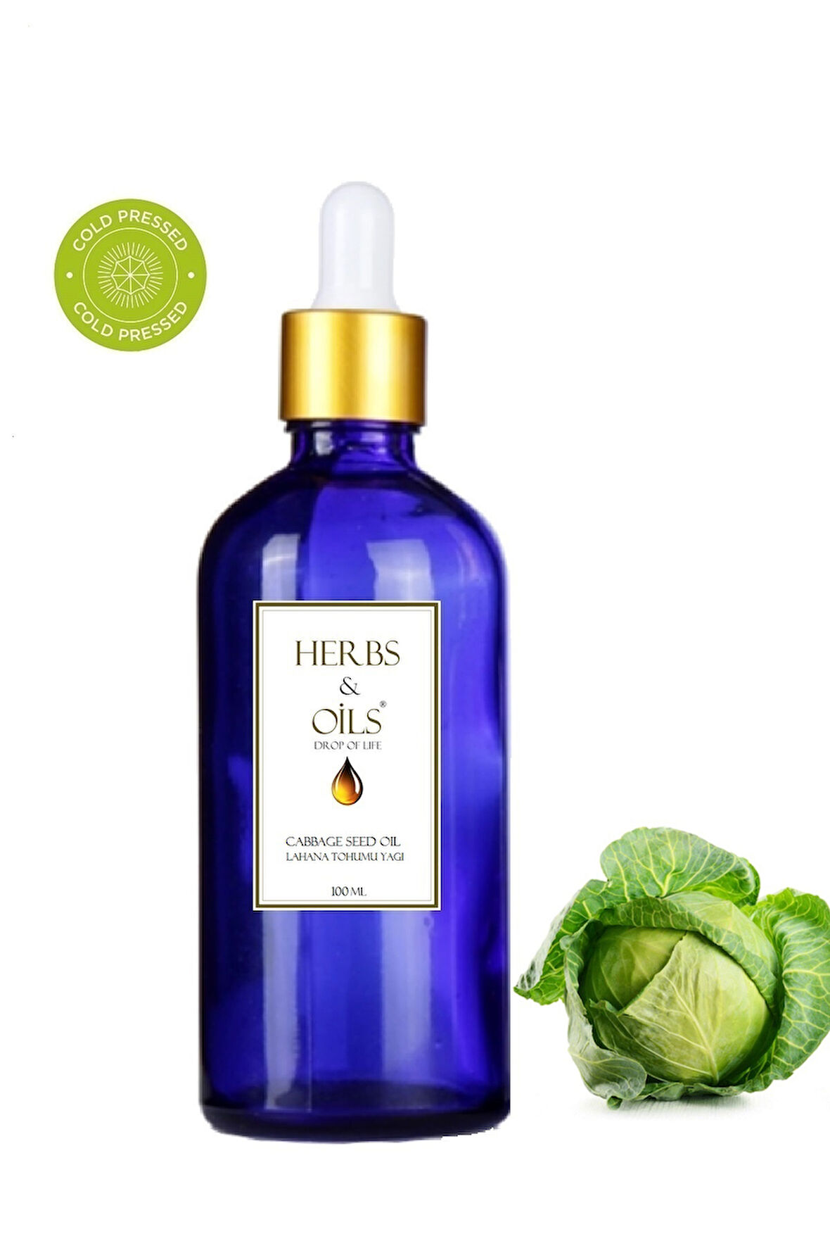 Herbs & Oils Cabbage Seed Oil Lahana Tohumu Yağı 100 ml