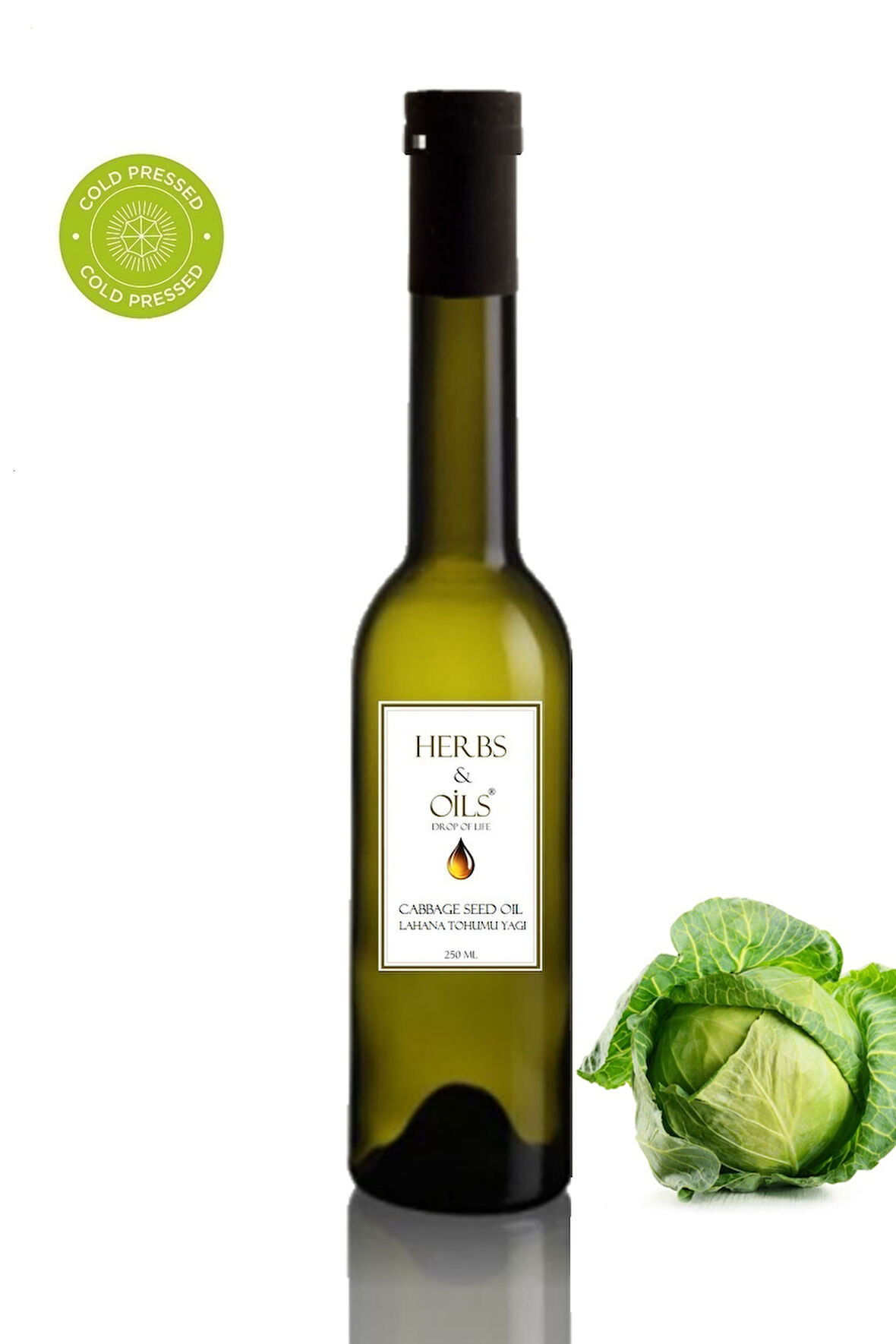 Herbs & Oils Cabbage Seed Oil Lahana Tohumu Yağı 250 ml