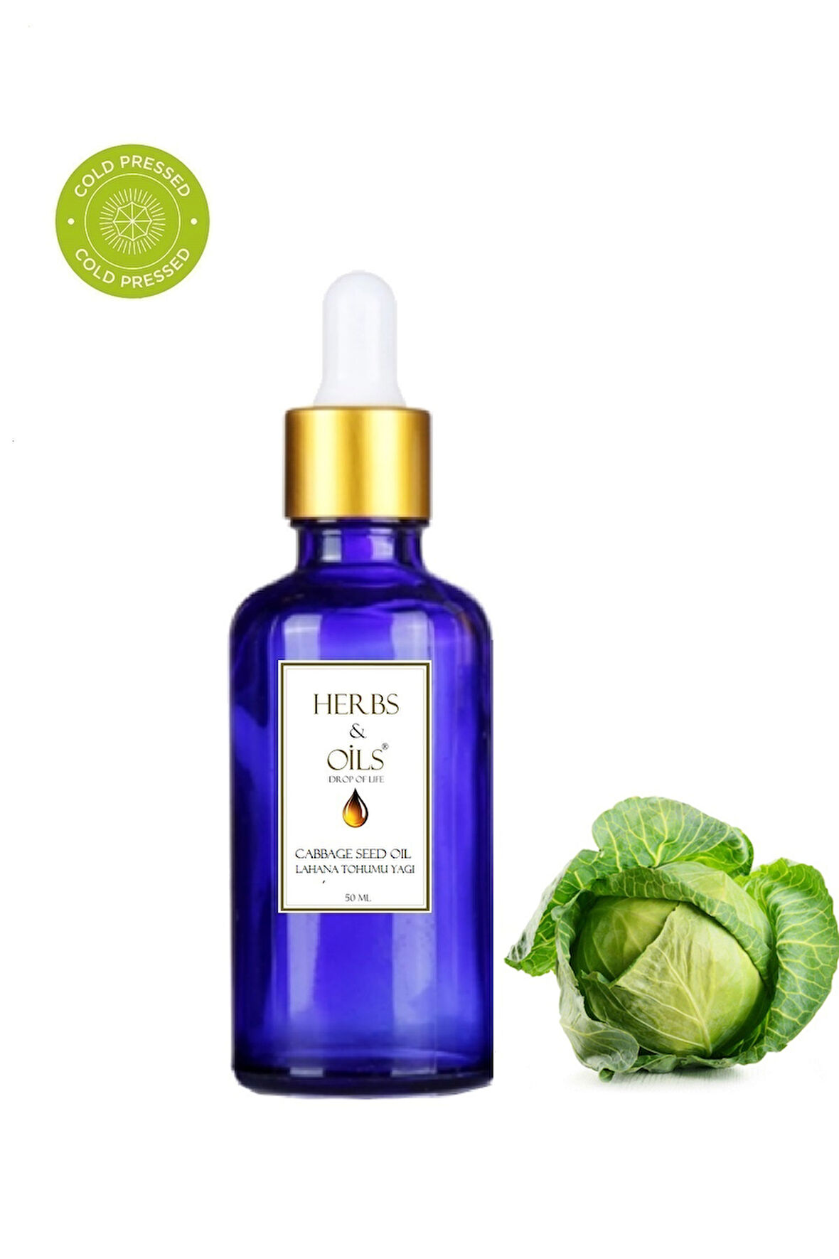 Herbs & Oils Cabbage Seed Oil Lahana Tohumu Yağı 50 ml