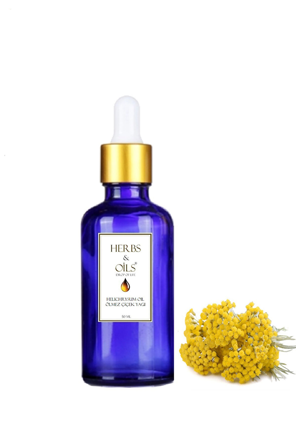 Herbs & Oils Helichrysum Oil Ölmez Çiçek Yağı 50 ml