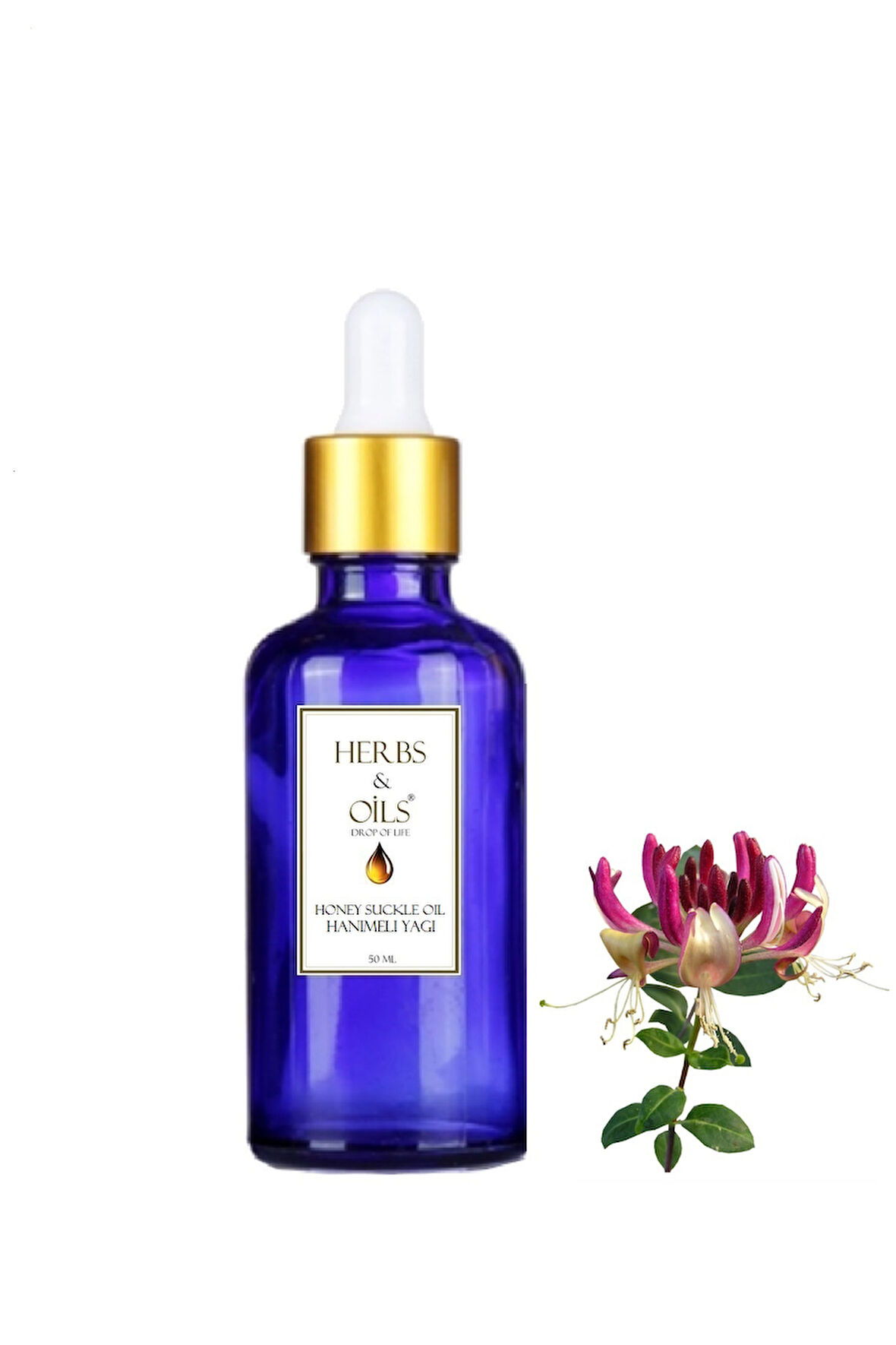 Herbs & Oils Honeysuckle Oil Hanımeli Yağı 50 ml