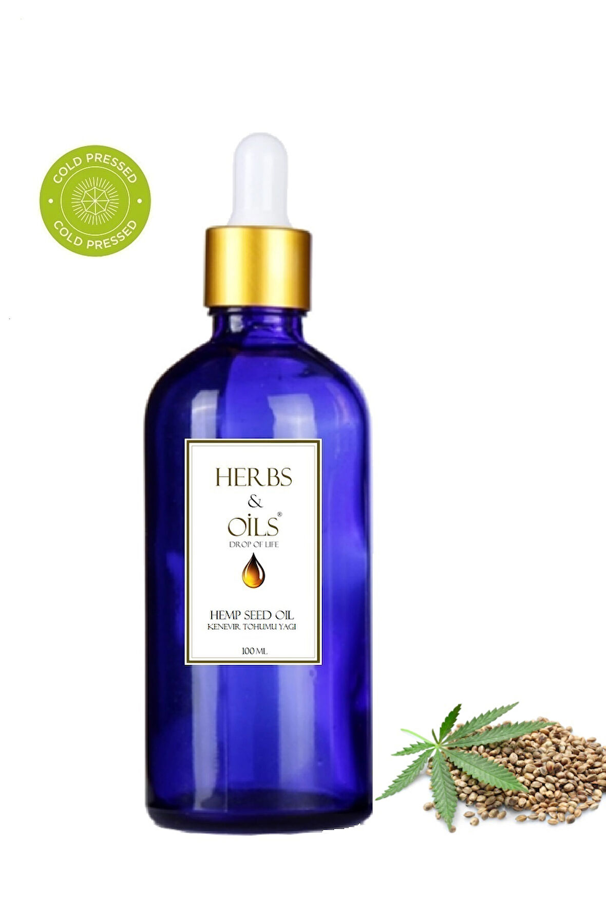 Herbs & Oils Kenevir Çedene Tohumu Yağı 100 ml