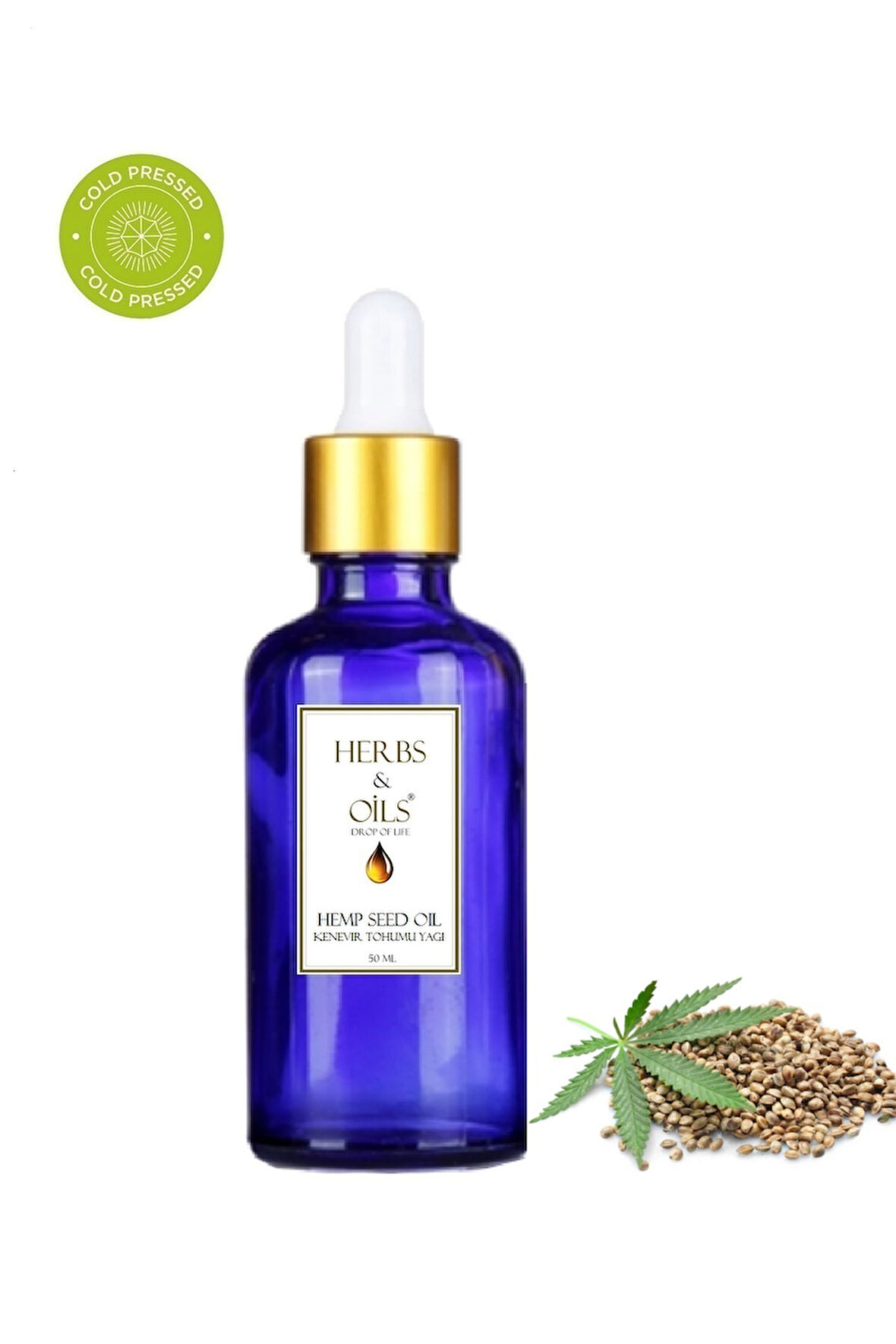 Herbs & Oils Kenevir Çedene Tohumu Yağı 50 ml