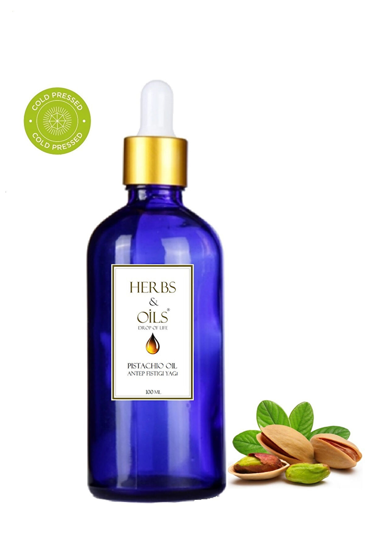 Herbs & Oils Pistachio Oil Antep Fıstığı Yağı 100 ml