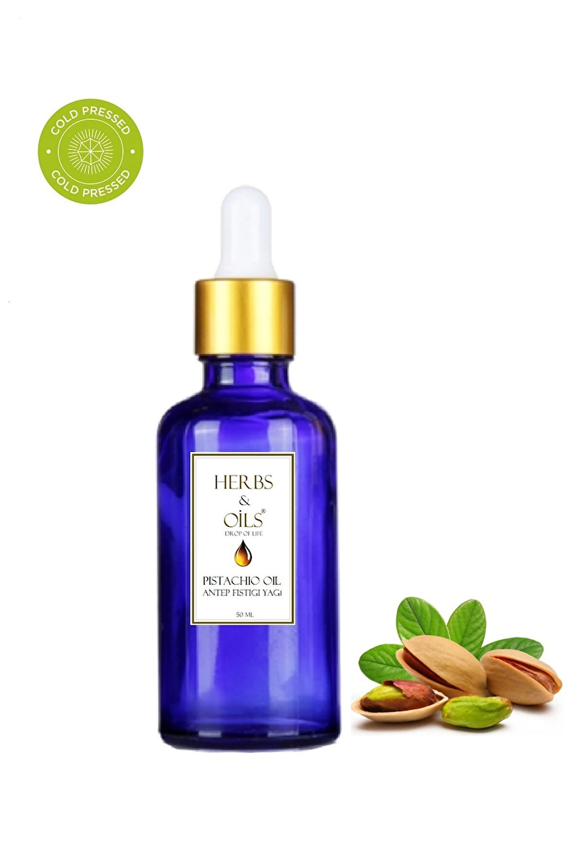 Herbs & Oils Pistachio Oil Antep Fıstığı Yağı 50 ml