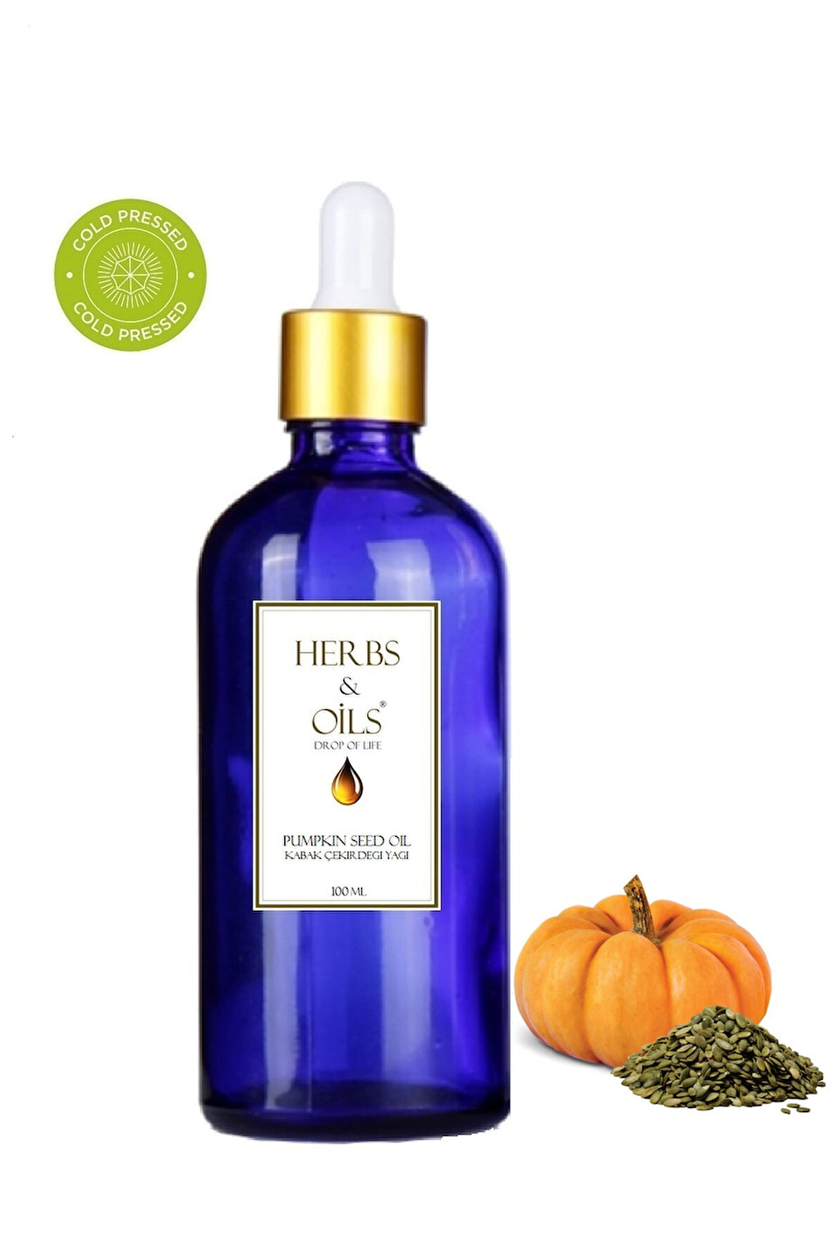 Herbs & Oils Pumpkin Seed Oil Kabak Çekirdeği Yağı 100 ml