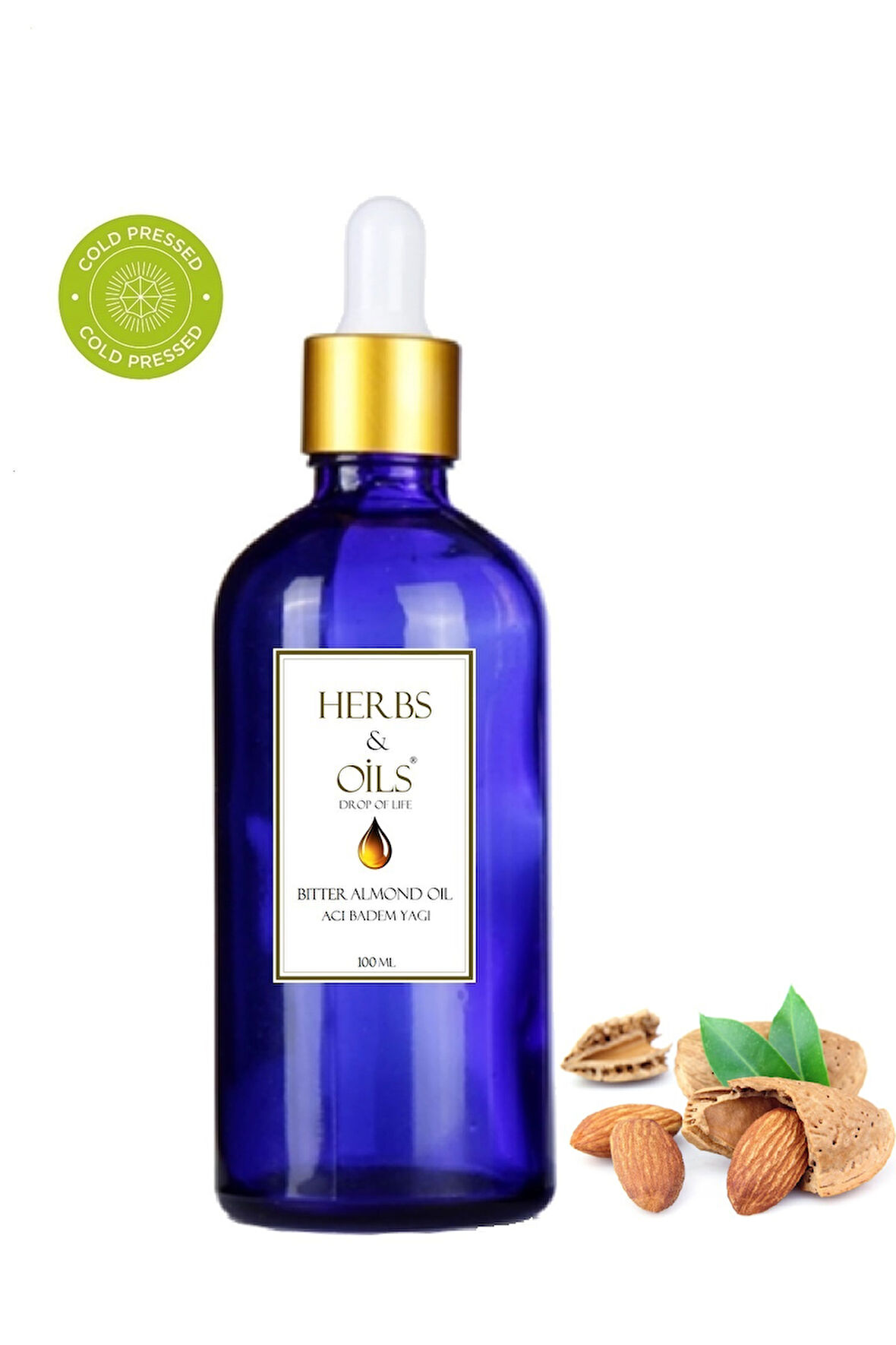 Herbs & Oils Sweet Almond Oil Tatlı Badem Yağı 100 ml