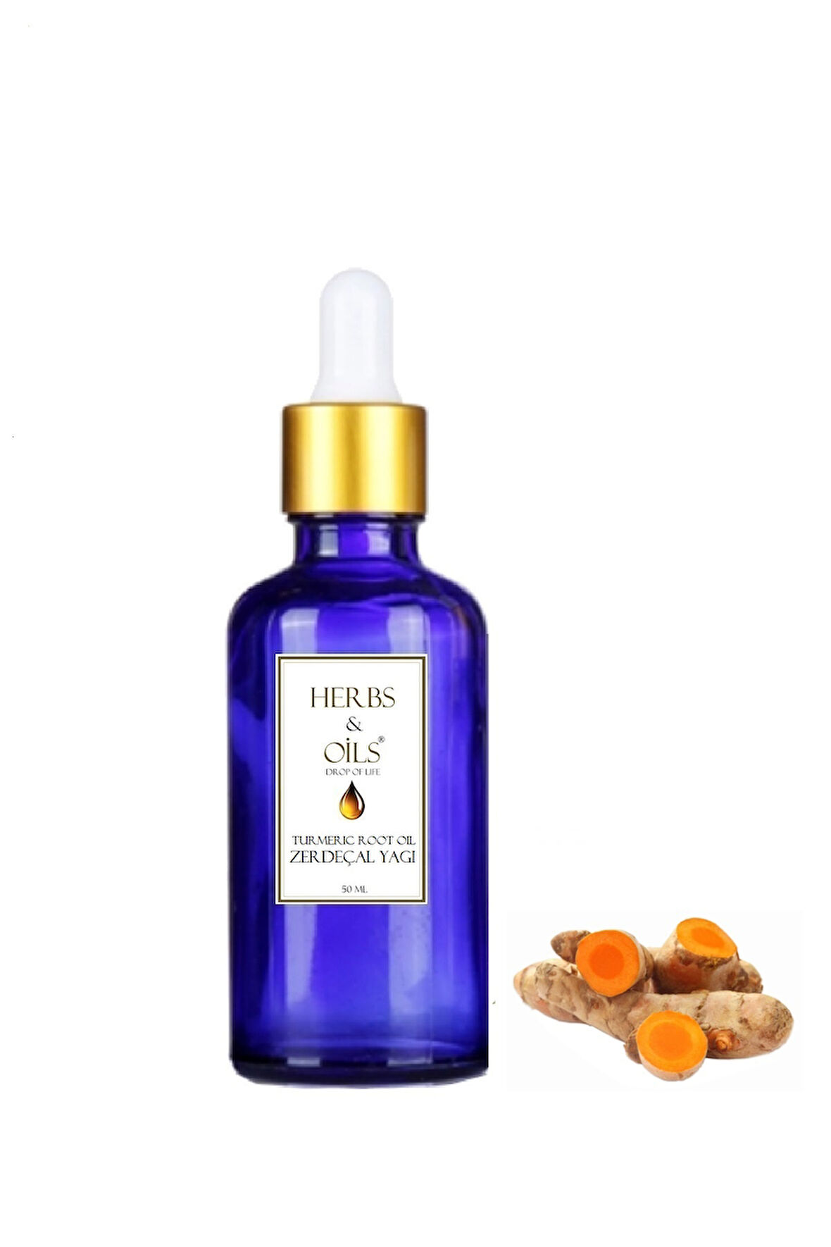 Herbs & Oils Turmeric Root Oil Zerdeçal Yağı 50 ml