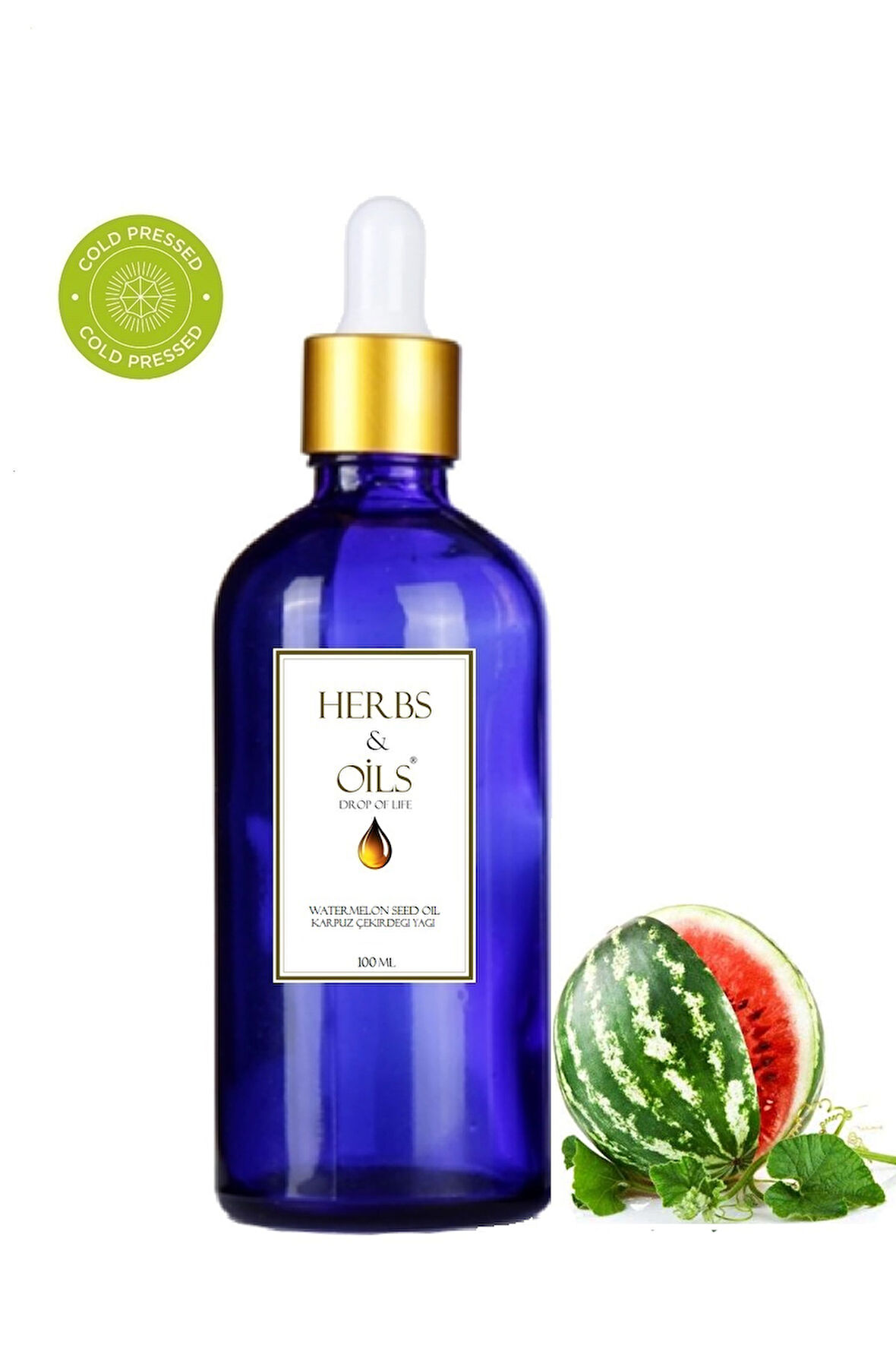 Herbs & Oils Watermelon Seed Oil Karpuz Çekirdeği Yağı 100 ml