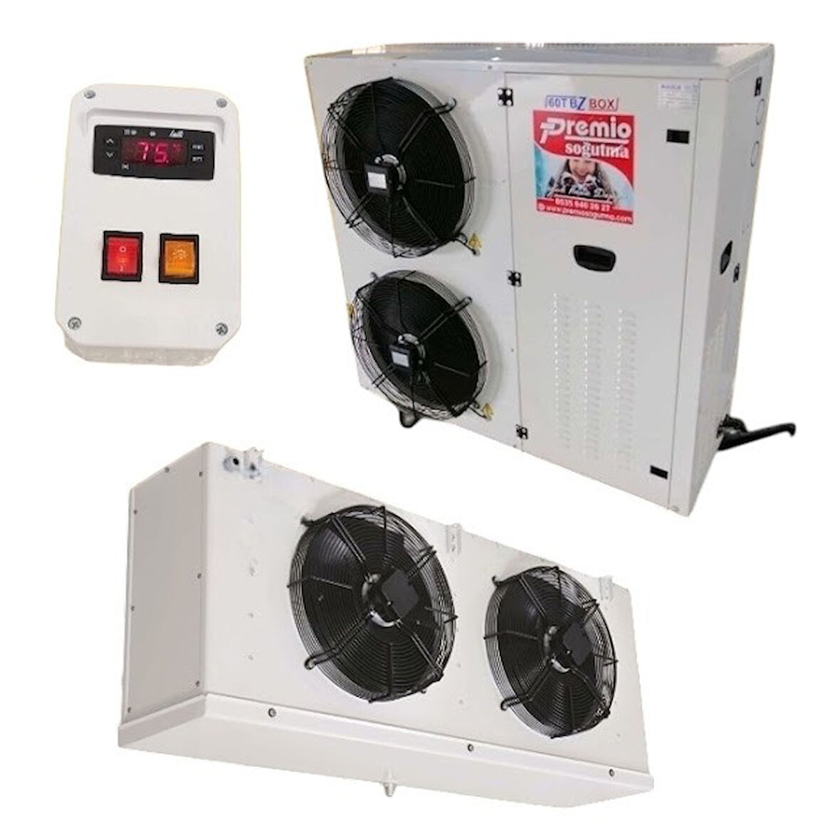 8 Hp Soğutma Grubu ve Evap Takımı -18° Çalışma