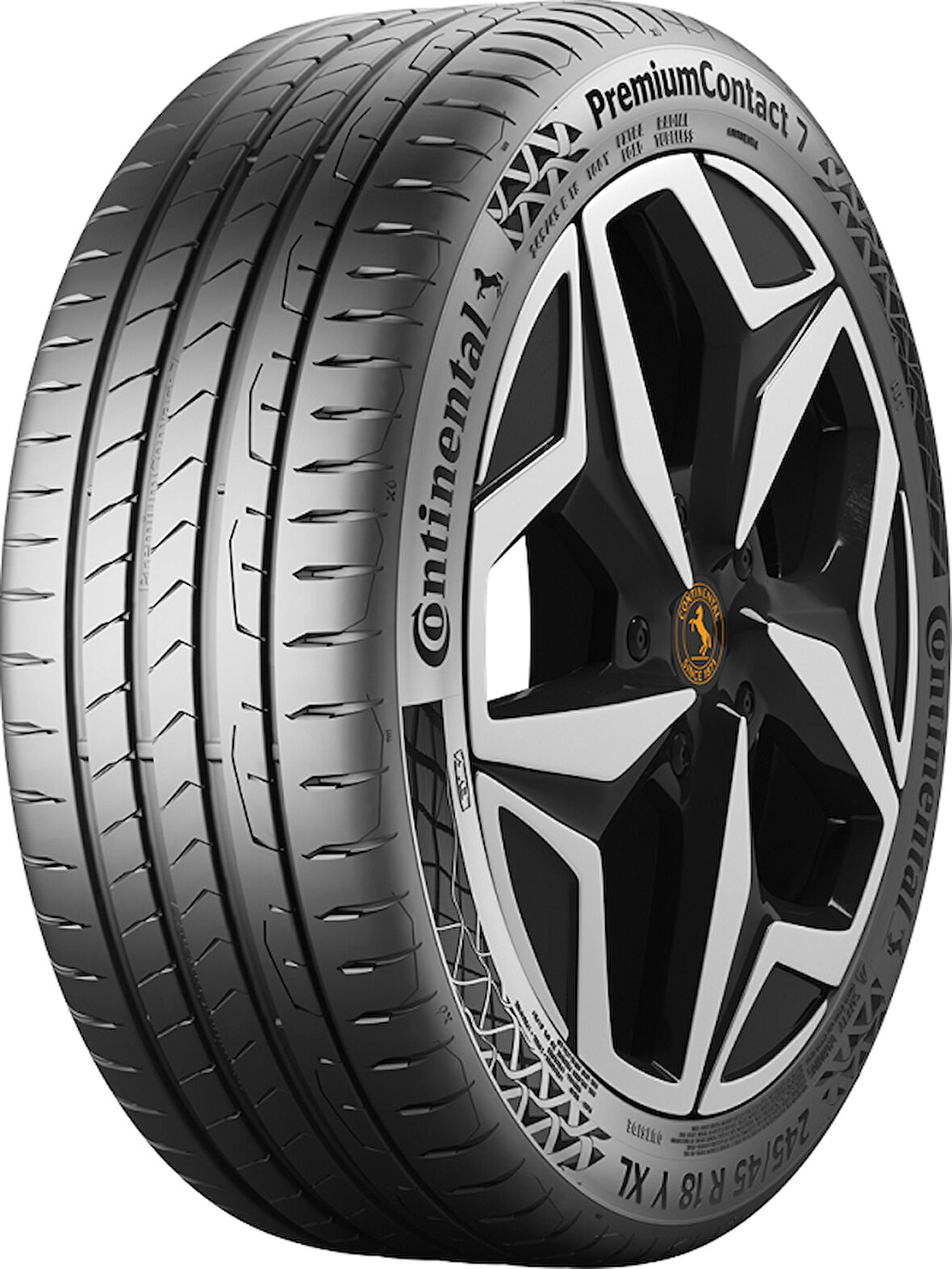 Continental 245/45R18 96Y FR PremiumContact 7 Oto Yaz Lastiği (Üretim Tarihi: 2024)