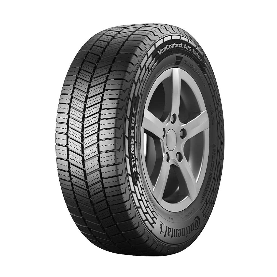 Continental VanContact A/S Ultra 205/70R15C 106/104R M+S 3PMSF Hafif Ticari 4 Mevsim Lastiği (Üretim Yılı:2025)