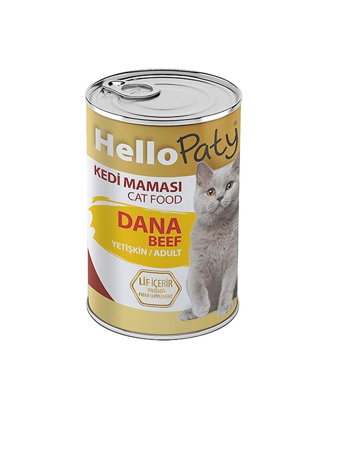 COSMO MAMAYETİŞKİN DANA ETLI KEDI KONSERVE MAMASI 12 ADET X 415 GR