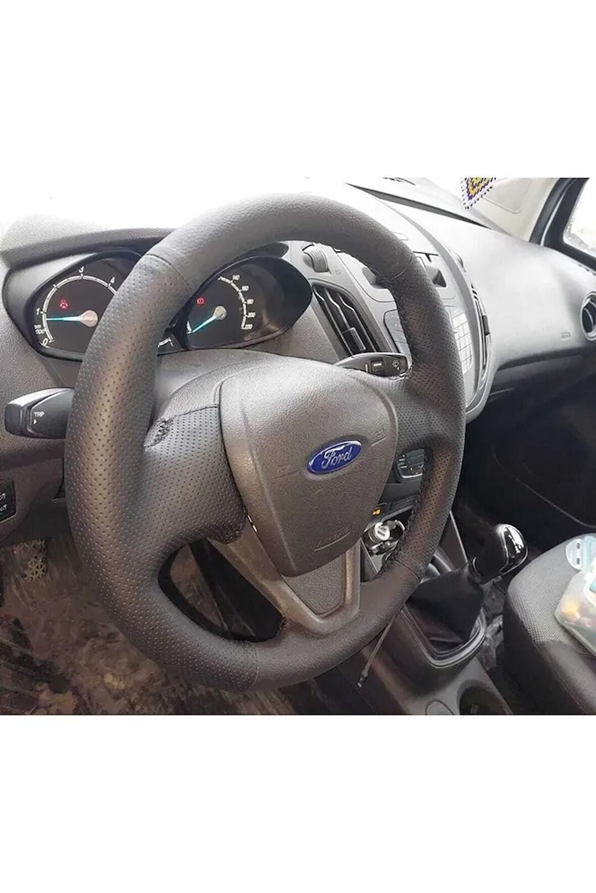 Ford Courier Araca Özel Direksiyon Kılıfı (tuşsuz Plastik Direksiyon)n-d-syh
