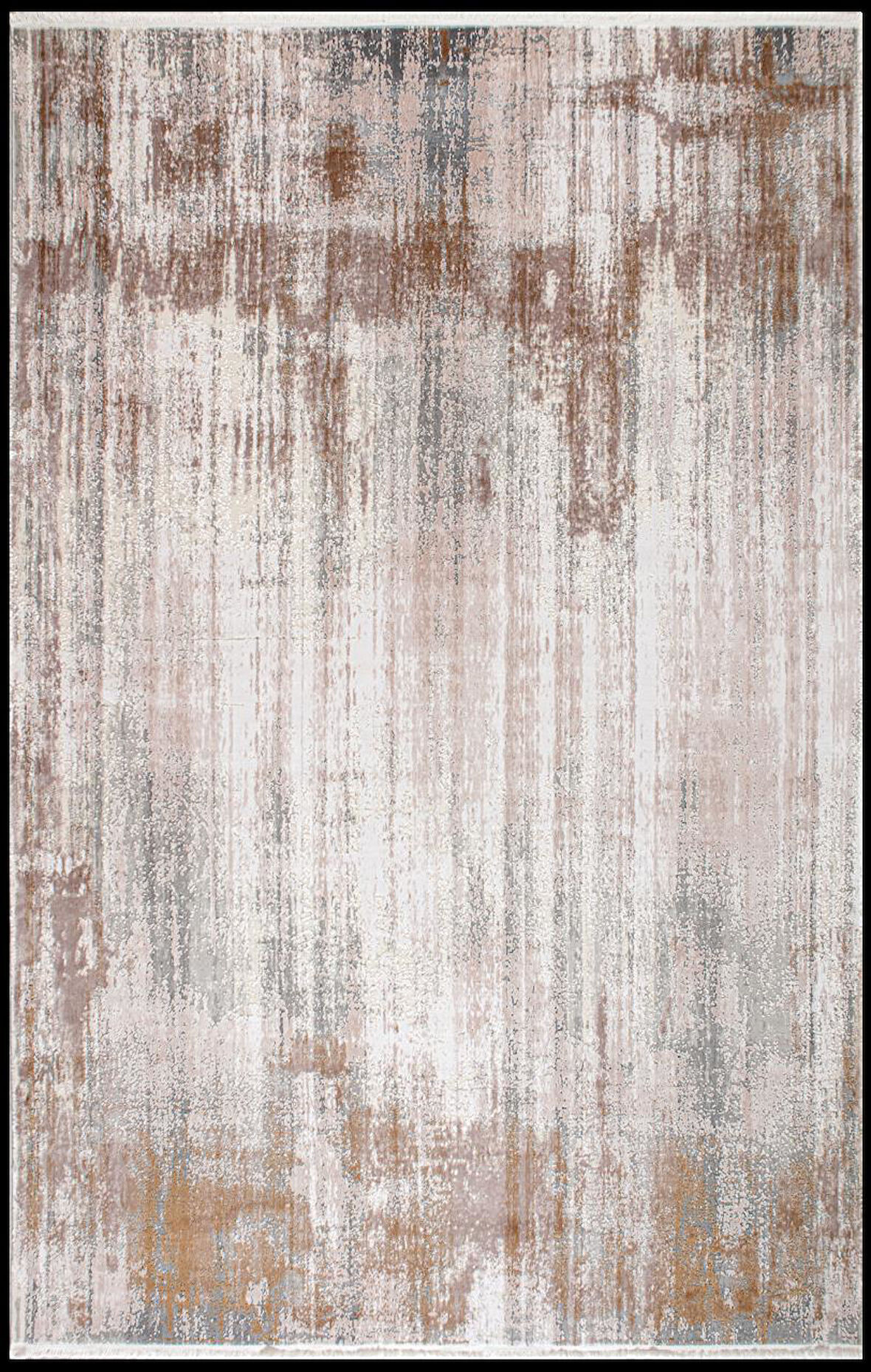Artemis Halı Couture 05200A Bej Kemik Modern Desen İpek Halı