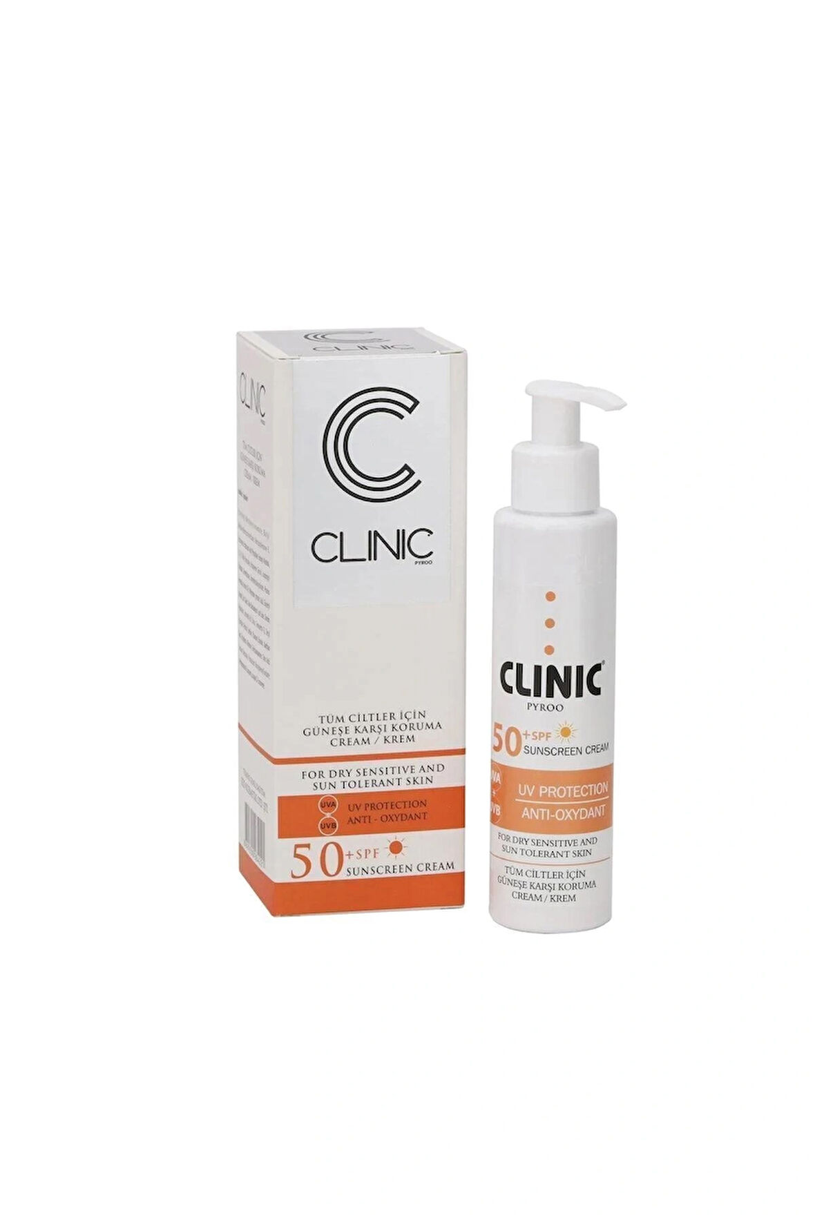 Clinic Pyroo Güneşe Karşı Koruma Kremi 50spf