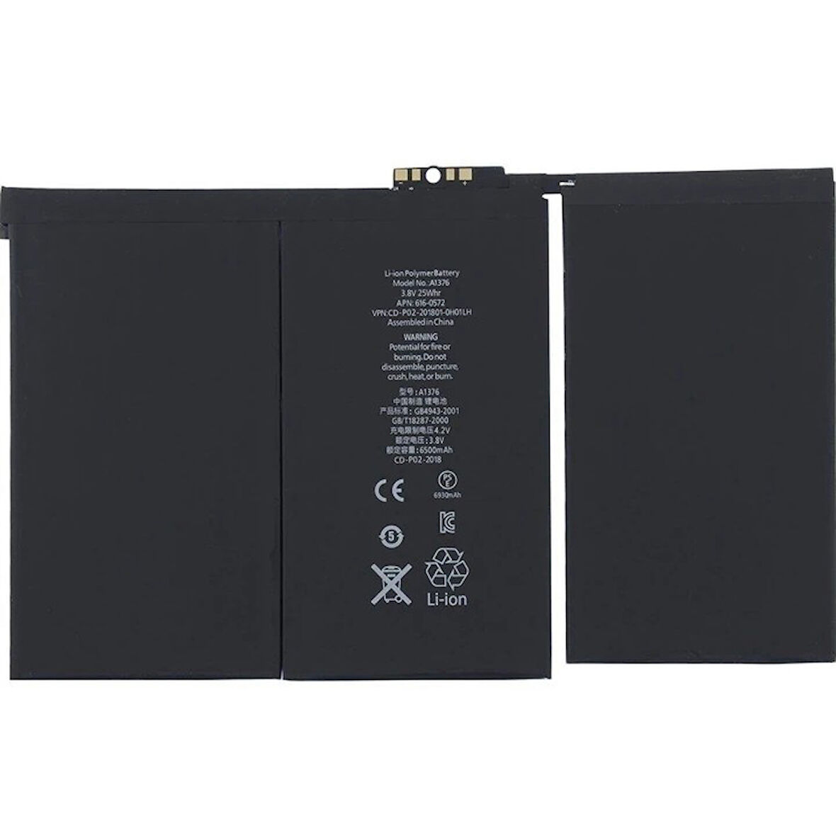 Apple Uyumlu İpad 2 A1396 Batarya Pil