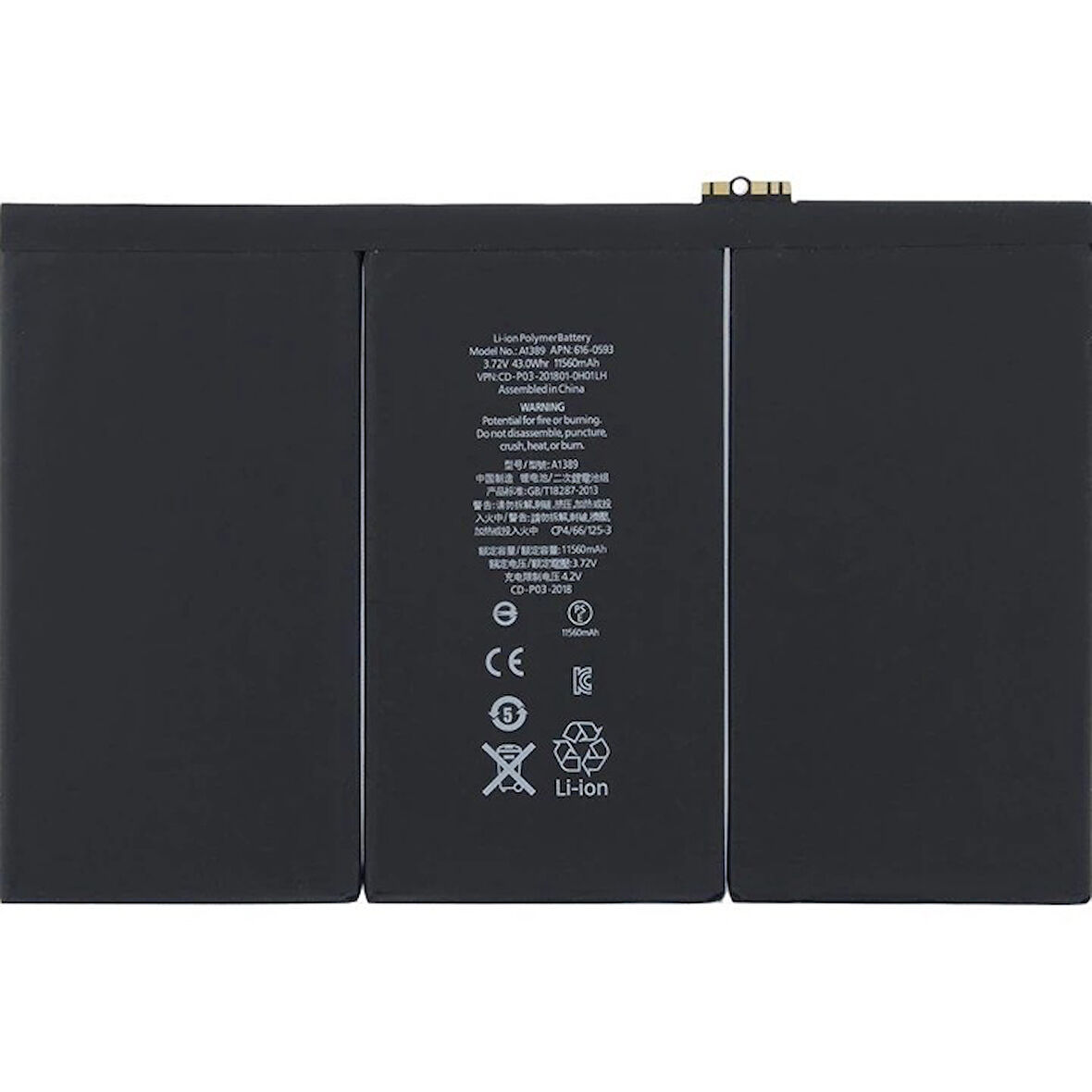 Apple Uyumlu İpad 3 A1403 Batarya Pil